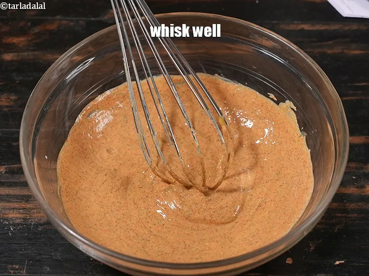 Step 13 – Whisk well.