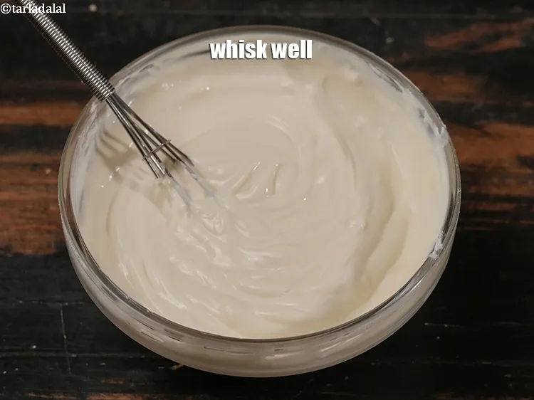 Step 13 – Whisk well and keep aside.
