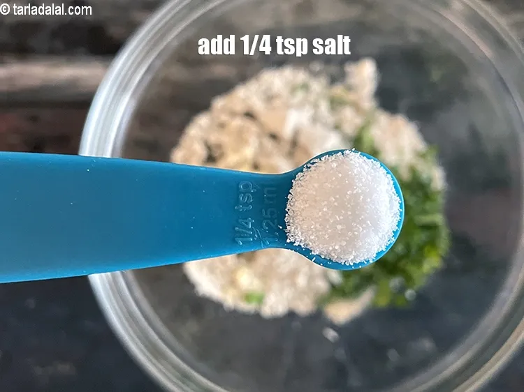 Step 13 – Add salt to taste. We added 1/4th&nbsp;tsp salt.&nbsp;