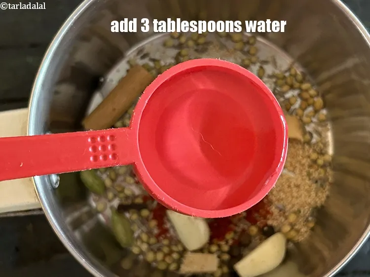 Step 21 – Add 3 tablespoons&nbsp;water.