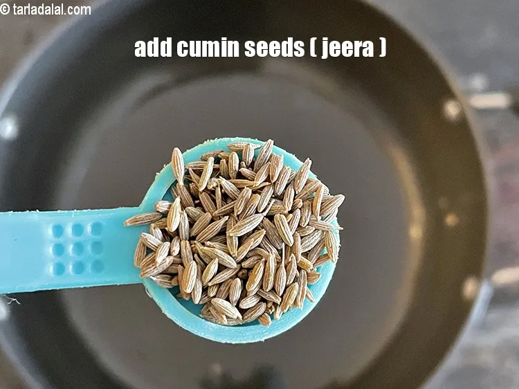 Step 23 – Add&nbsp;<meta charset="UTF-8" />1/2 tsp&nbsp;<a href="glossary-cumin-seeds-jeera-zeera-381i">cumin seeds (jeera)</a>.