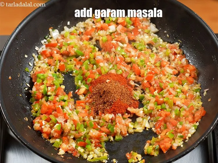 Step 15 – Add &frac12; tsp <a href="https://www.tarladalal.com/glossary-garam-masala-296i">garam masala</a>.