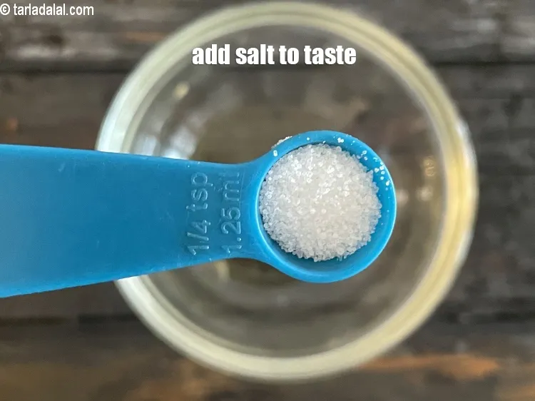 Step 14 – Add salt to taste. We added 1/4&nbsp;tsp salt.
