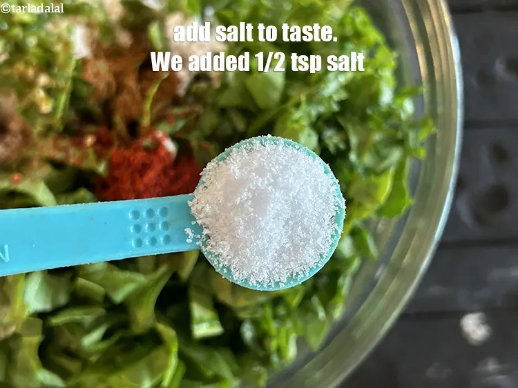 Step 14 – Add salt to taste. We added 1/2&nbsp;tsp salt.
