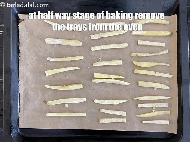 Step 20 – At the halfway point of baking for 12 minutes remove the trays from the oven.