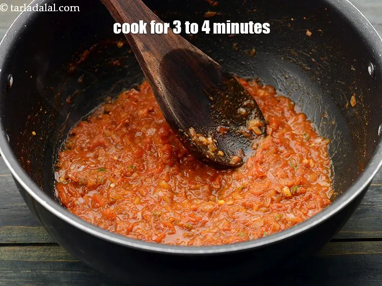 Step 18 – Mix it well and cook on a medium flame for 3 to 4 minutes, while …