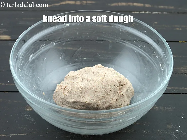 Step 13 – Knead into a soft dough. The dough is ready.