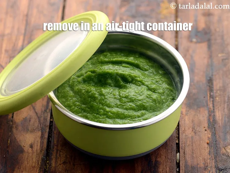 Step 12 – Remove in an air-tight container.