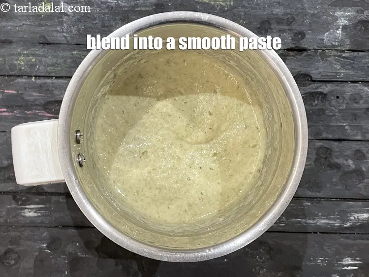 Step 13 – Blend in a mixer to a smooth paste.