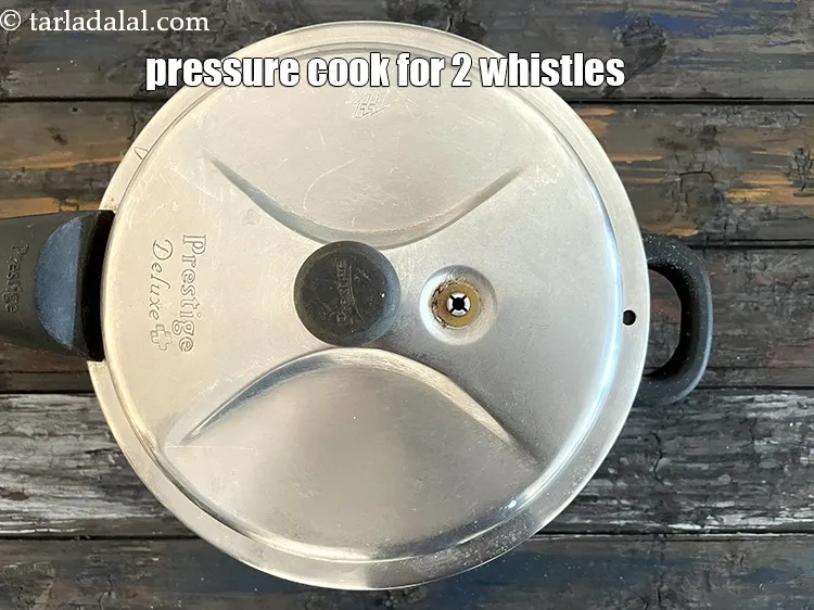 Step 13 – Pressure cook for 2 whistles.