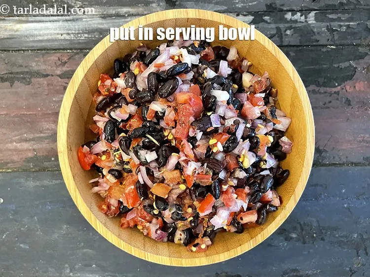 Step 27 – Transfer <strong>black bean salad recipe | Mexican style black bean salad | healthy Indian black …