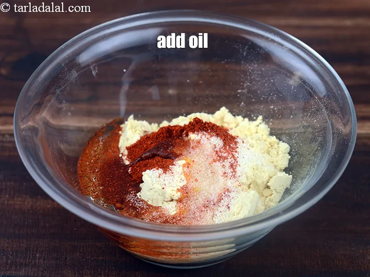 Step 16 – Add 1 tbsp oil.