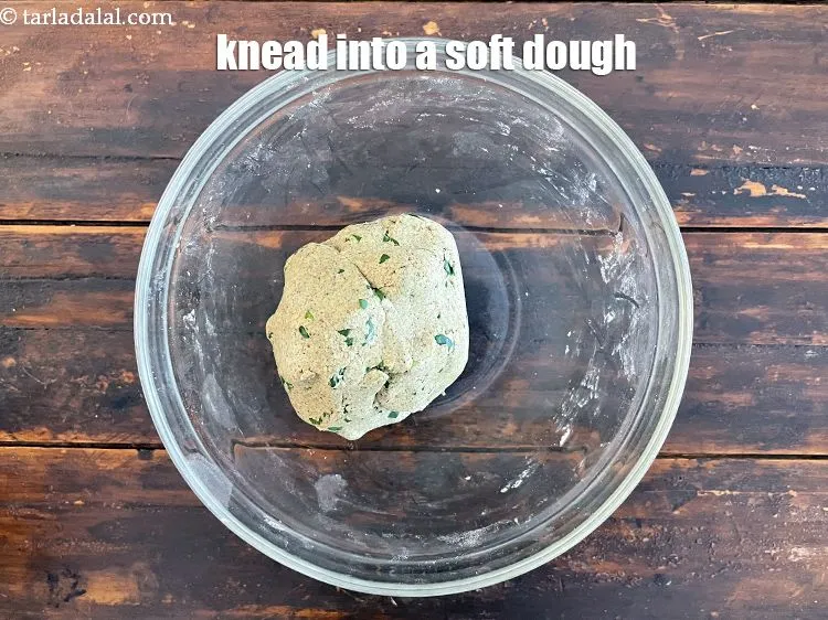 Step 19 – Knead into a soft dough.
