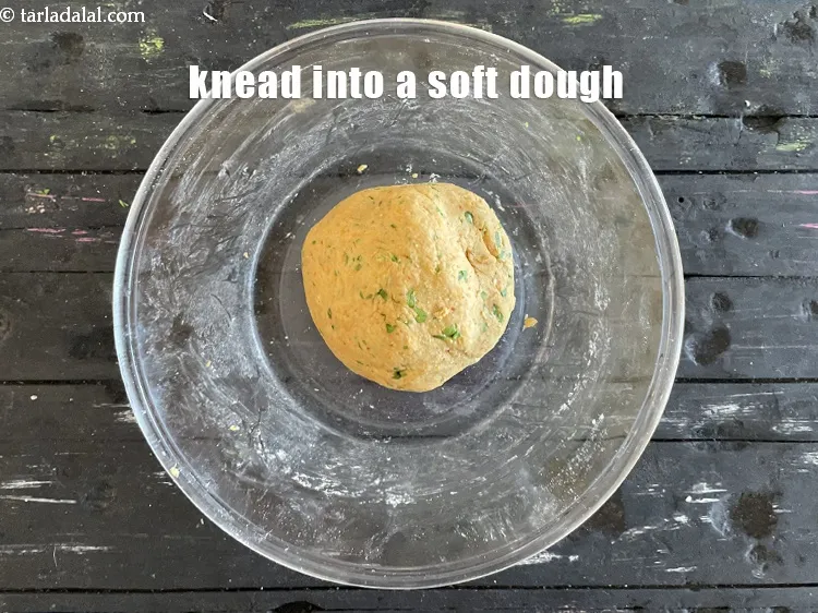 Step 13 – Knead into a soft dough.