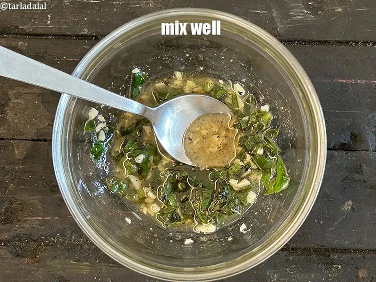 Step 20 – Mix well.