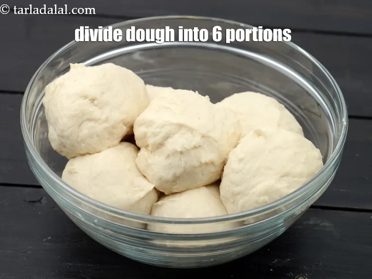 Step 15 – Divide the dough into 6 portions.&nbsp;