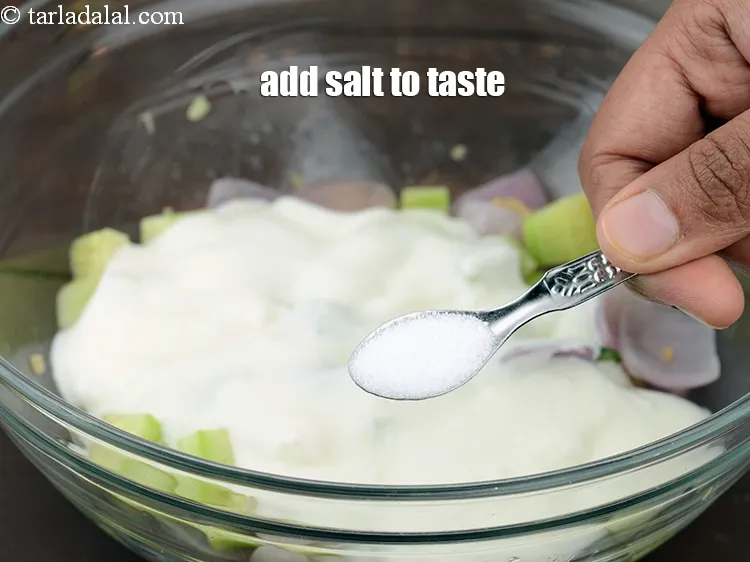 Step 13 – Add salt to taste.