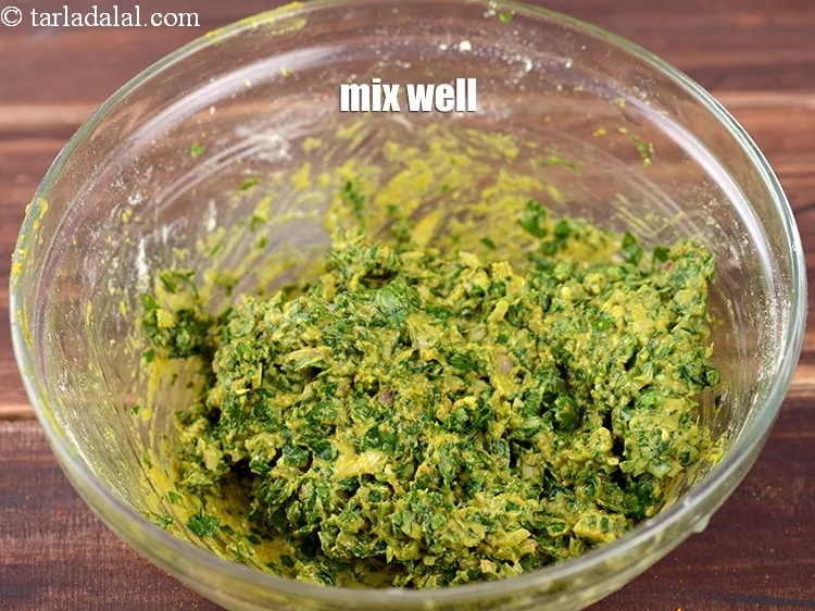 Step 13 – Mix well to make the pakoda mixture. You may also need 2 tbsp water to …