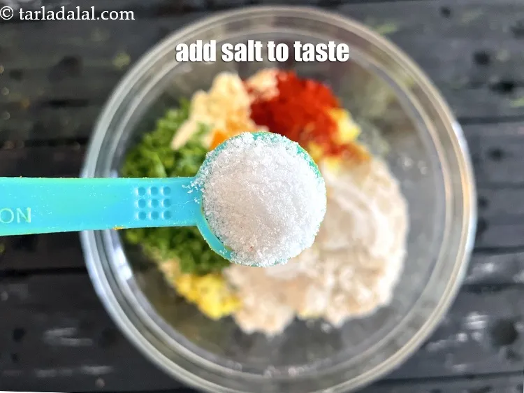 Step 14 – Add salt to taste. We used 1/2 tsp salt.