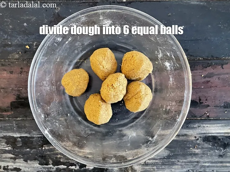 Step 15 – To make <strong>three grain paratha recipe | Indian ragi jowar paratha for weight loss | …