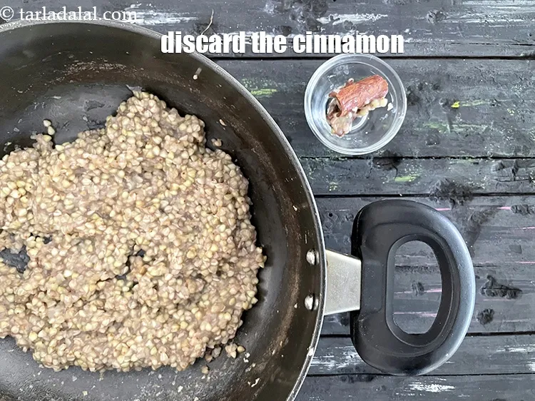 Step 15 – Discard the cinnamon.