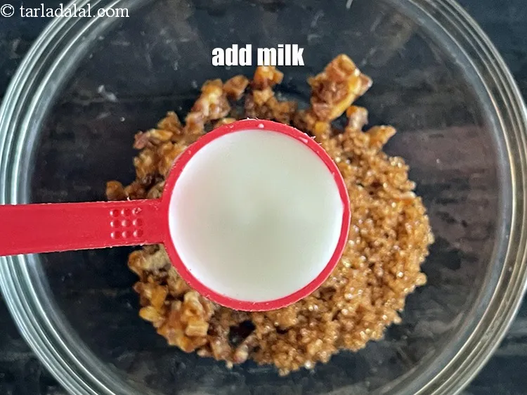 Step 20 – Add 2 tbls milk.