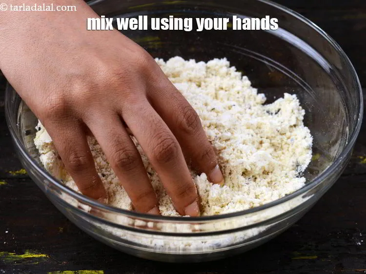 Step 15 – Mix well using your hands.