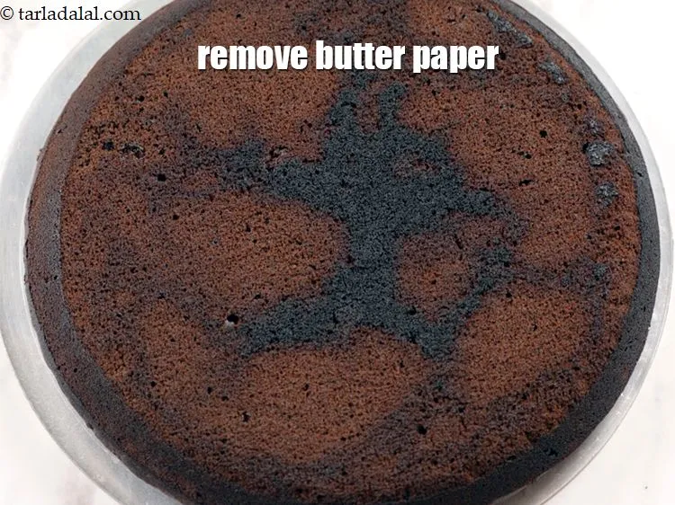 Step 13 – Remove the butter paper.