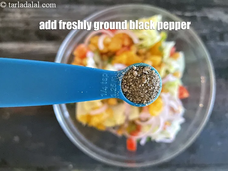 Step 22 – Add freshly ground black pepper.