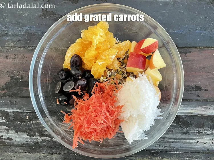 Step 26 – Add&nbsp;<meta charset="UTF-8" />1/2 cup&nbsp;<a href="glossary-grated-carrot-816i">grated carrot</a>.