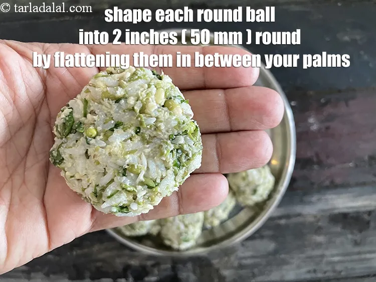 Step 13 – <html><head><meta charset="UTF-8"></head><body><p>Shape each dough ball into a 50 mm. (2”) diameter round by flattening them …