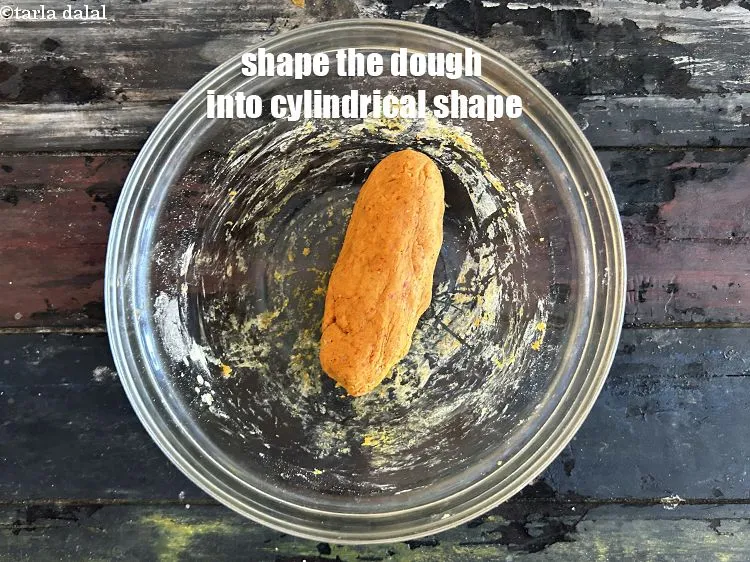 Step 19 – To prepare&nbsp;<strong>baked masala sev recipe | healthy gram flour noodles snack |&nbsp;baked masala sev for …