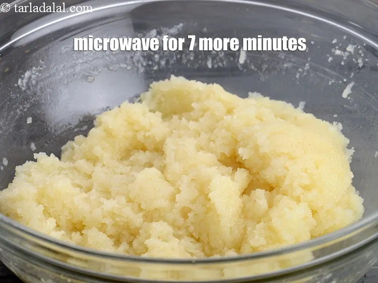 Step 13 – Microwave on high for 7 more minutes, while stirring twice in between after every 2&frac12; …