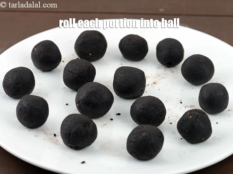 Step 13 – Roll each portion into a round ball.