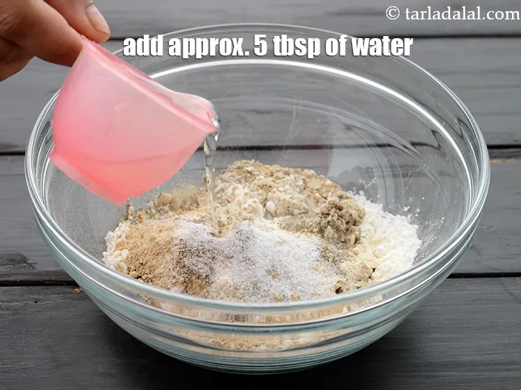 Step 13 – Add approx. 5 tbsp of water.&nbsp;