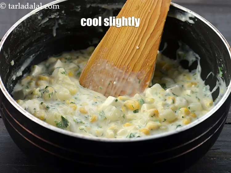 Step 13 – Allow it to cool slightly and keep aside.