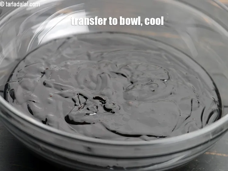 Step 13 – Transfer to a bowl, cool slightly.