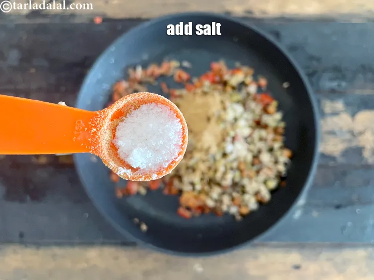 Step 30 – Add salt.