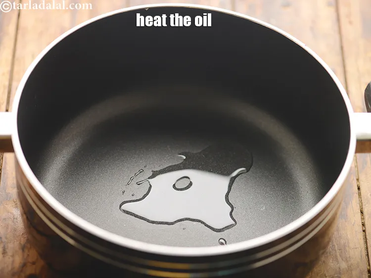 Step 28 – For <strong>ghugni recipe | methi ghugni | healthy Bengali ghugni | Bengali snack</strong>, heat 1 …