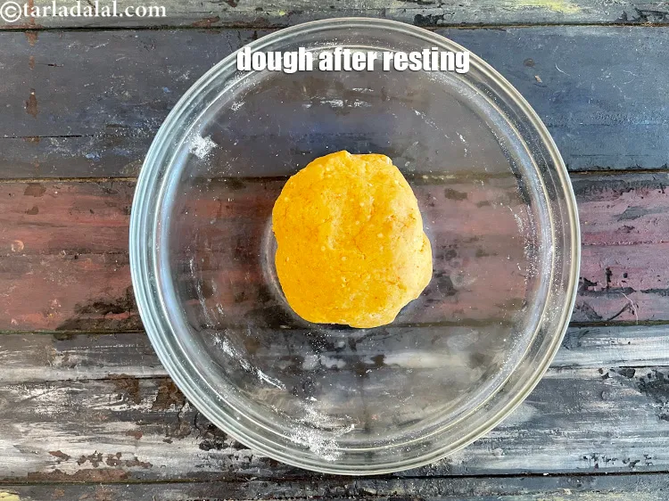 Step 18 – This is what the dough looks like after 20 minutes of resting.