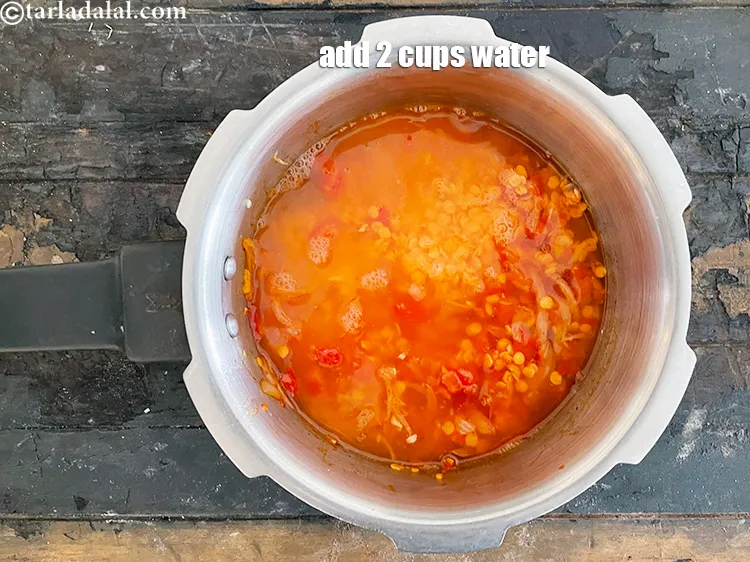 Step 21 – Add 2 cups of water.