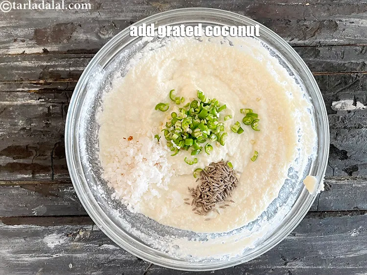 Step 14 – Add&nbsp;<meta charset="UTF-8" />2 tbsp&nbsp;<a href="glossary-grated-coconut-852i">grated coconut</a>.