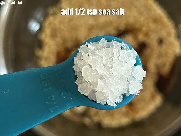 Step 14 – Add 1/2 tsp sea salt.