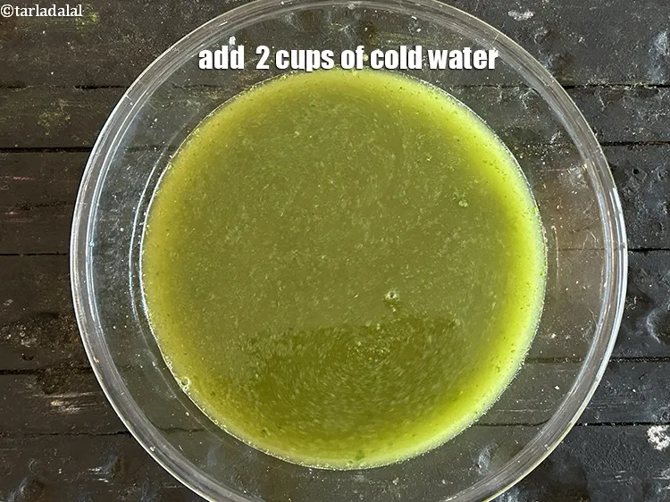 Step 14 – Add&nbsp;&nbsp;2 cups of cold water.