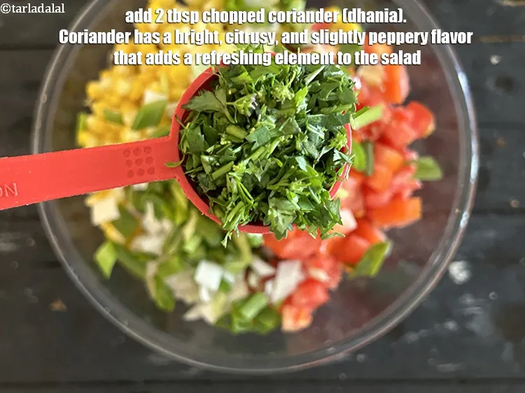 Step 14 – Add&nbsp;<meta charset="UTF-8" />2 tbsp&nbsp;<a href="glossary-chopped-coriander-783i">chopped coriander (dhania)</a>.&nbsp;Coriander has a bright, citrusy, and slightly peppery flavor …