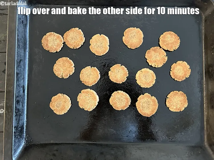 Step 14 – Flip over and bake the other side for 10 minutes.