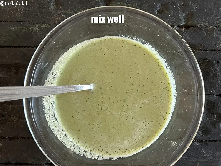 Step 14 – Mix well.