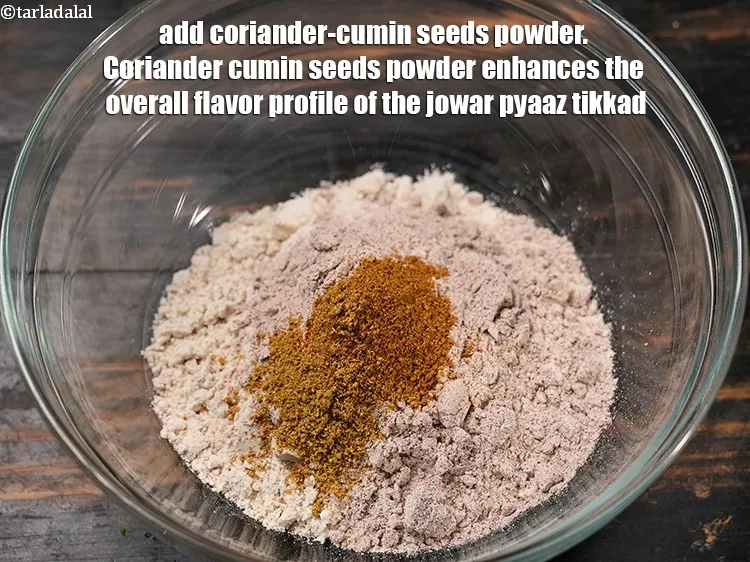 Step 15 – Add 2 tsp <a href="https://www.tarladalal.com/glossary-coriander-cumin-seeds-powder-dhania-jeera-powder-375i">coriander-cumin seeds (dhania-jeera) powder</a>. Coriander cumin seeds powder enhances the overall …