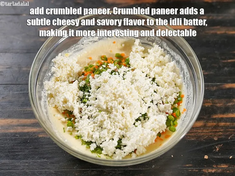 Step 14 – Add 1/2 cup <a href="https://www.tarladalal.com/glossary-crumbled-paneer-997i">crumbled paneer (cottage cheese)</a>. Crumbled paneer adds a subtle cheesy and …