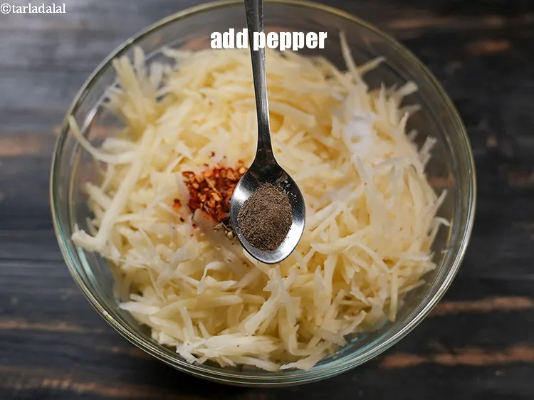 Step 14 – Add pepper to taste.